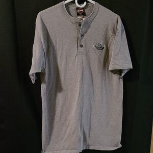 Gray HARLEY-DAVIDSON T-Shirt with Logo